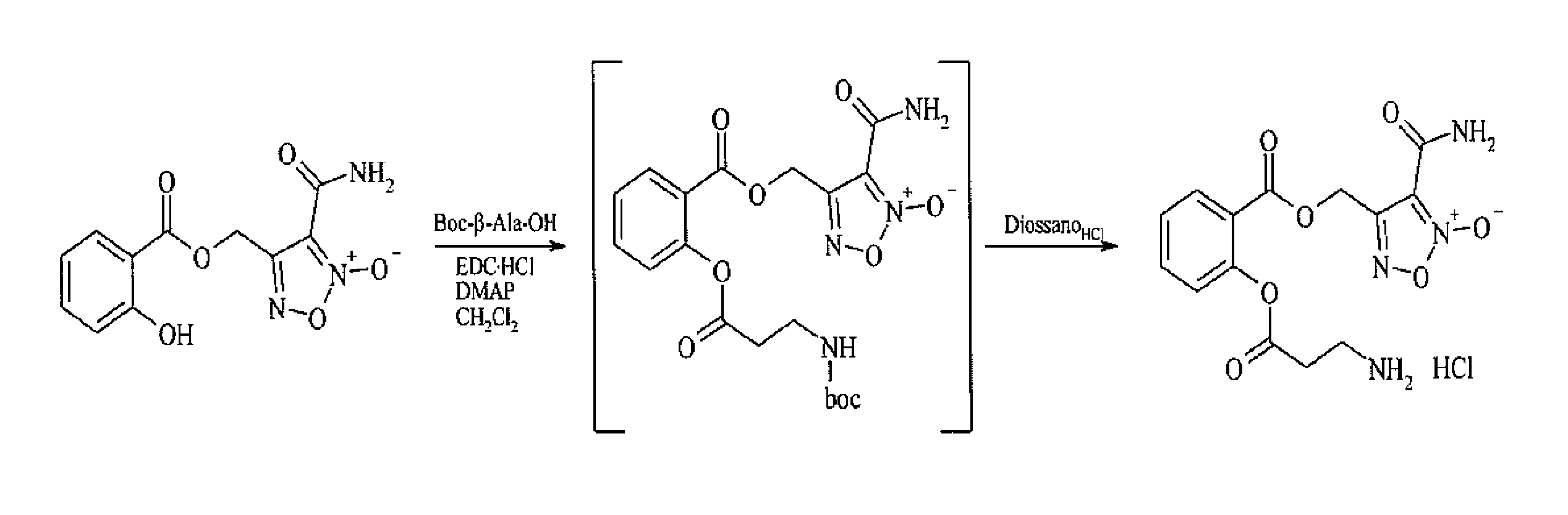 Novel water soluble furoxan derivatives having antitumor activity