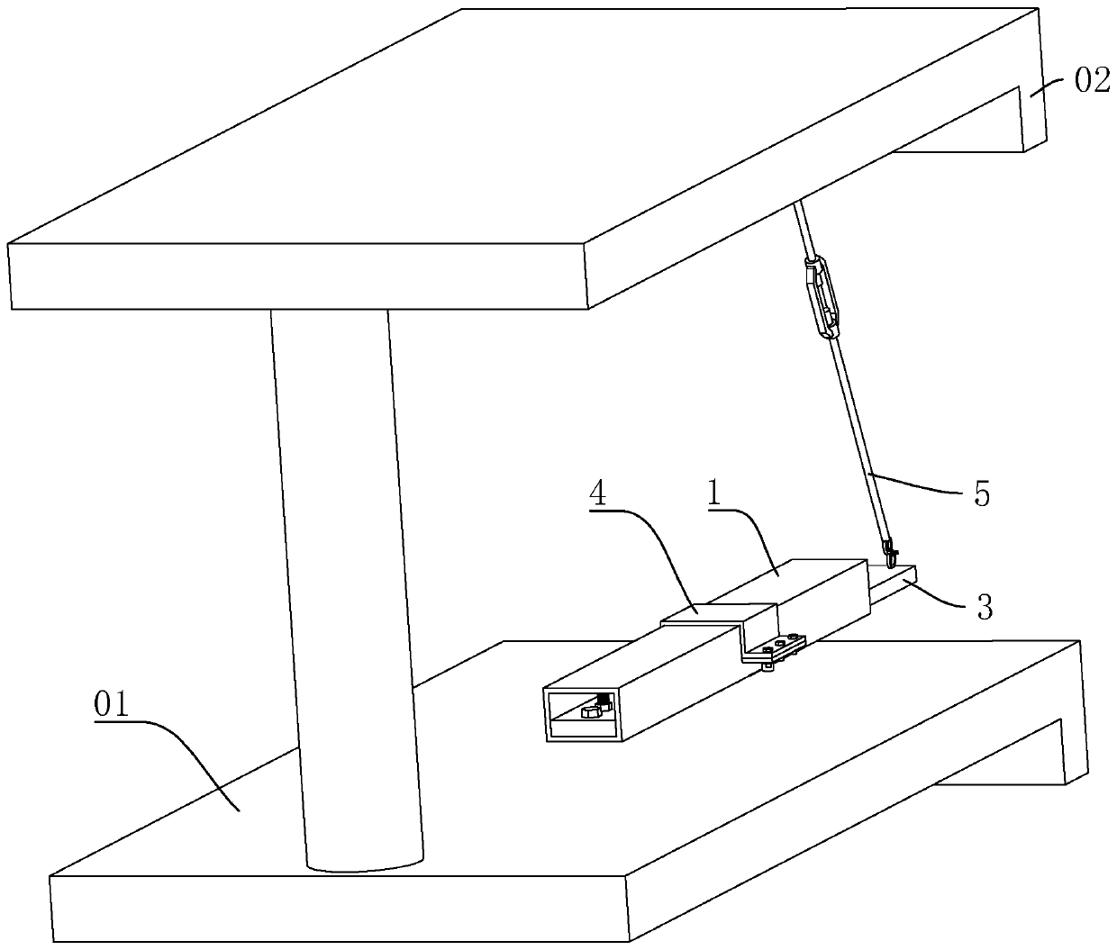 Cantilever force-bearing frame and mounting method thereof