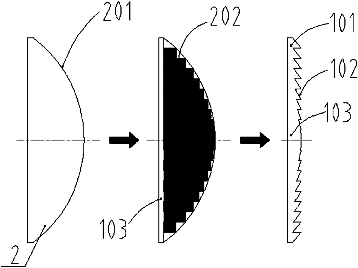 OCM Fresnel Lens and moulding technology thereof