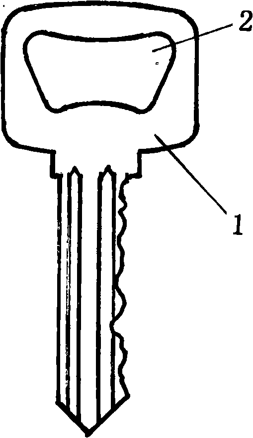 Key with bottle opener