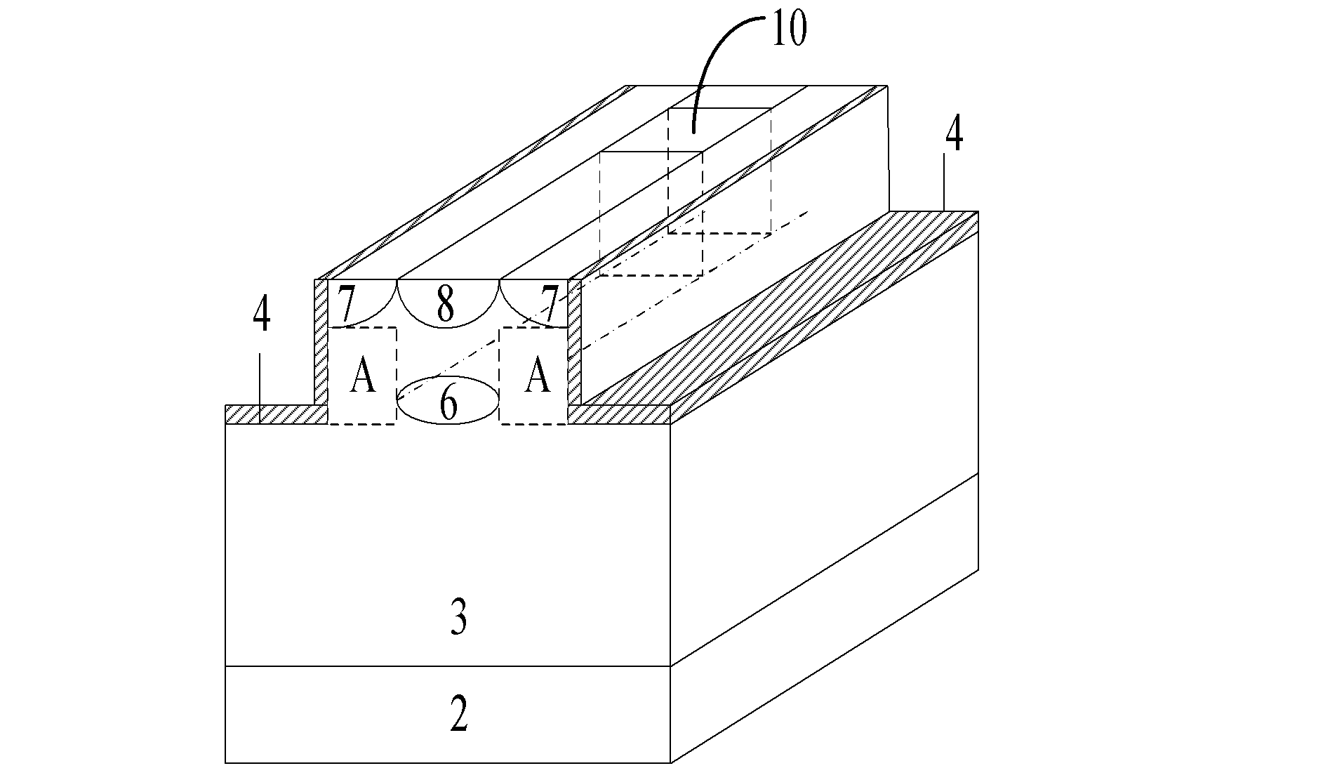 Accumulation type grooved-gate diode