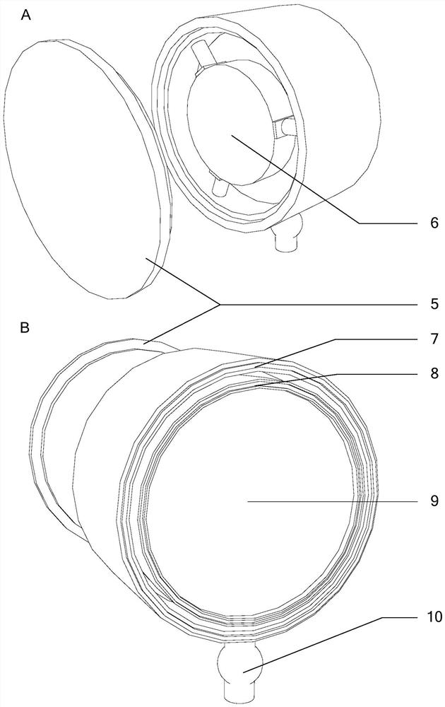 Aquaculture waste centrifugal filter pressing device and control method thereof