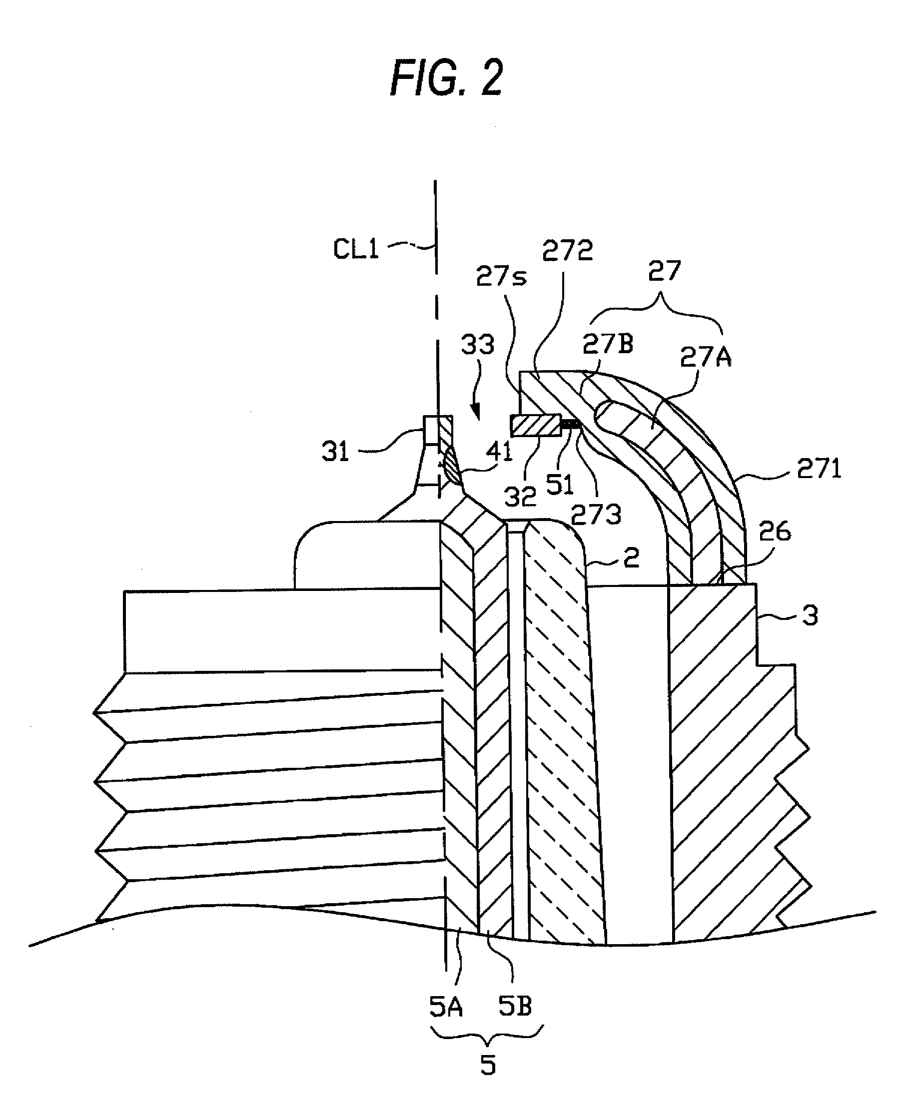 Spark plug for internal combustion engine and method for producing the spark plug
