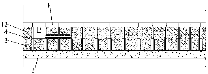 Three-dimensional structure of sidewalk and its construction method