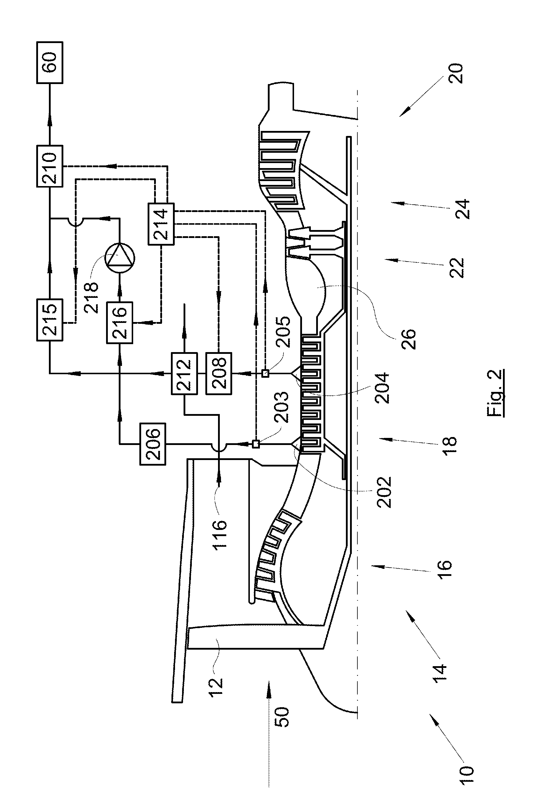 Turbojet comprising a bleeding system for bleeding air in said turbojet