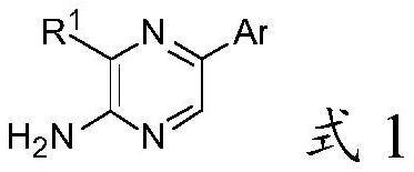 2-amino-5-heteroaryl substituted pyrazine derivative and application thereof