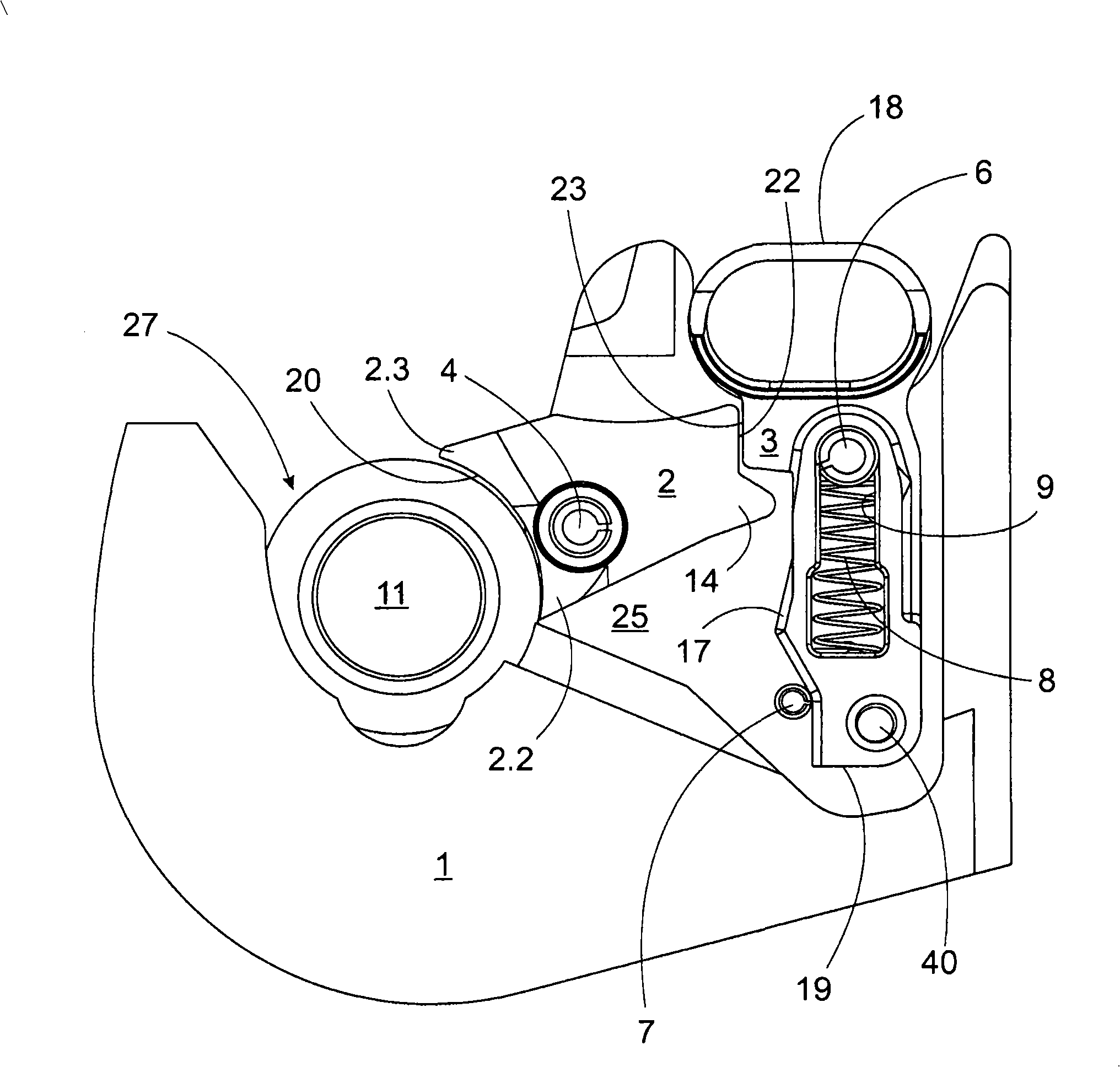 Coupling hook particularly for the lower arms of a three-point linkage of a tractor