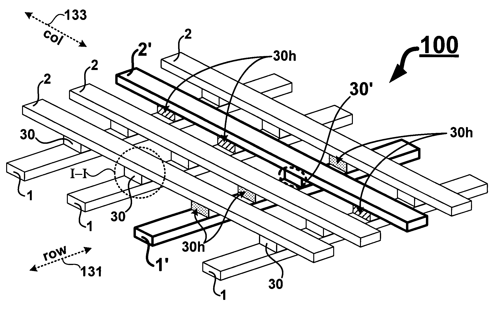 Threshold device for a memory array