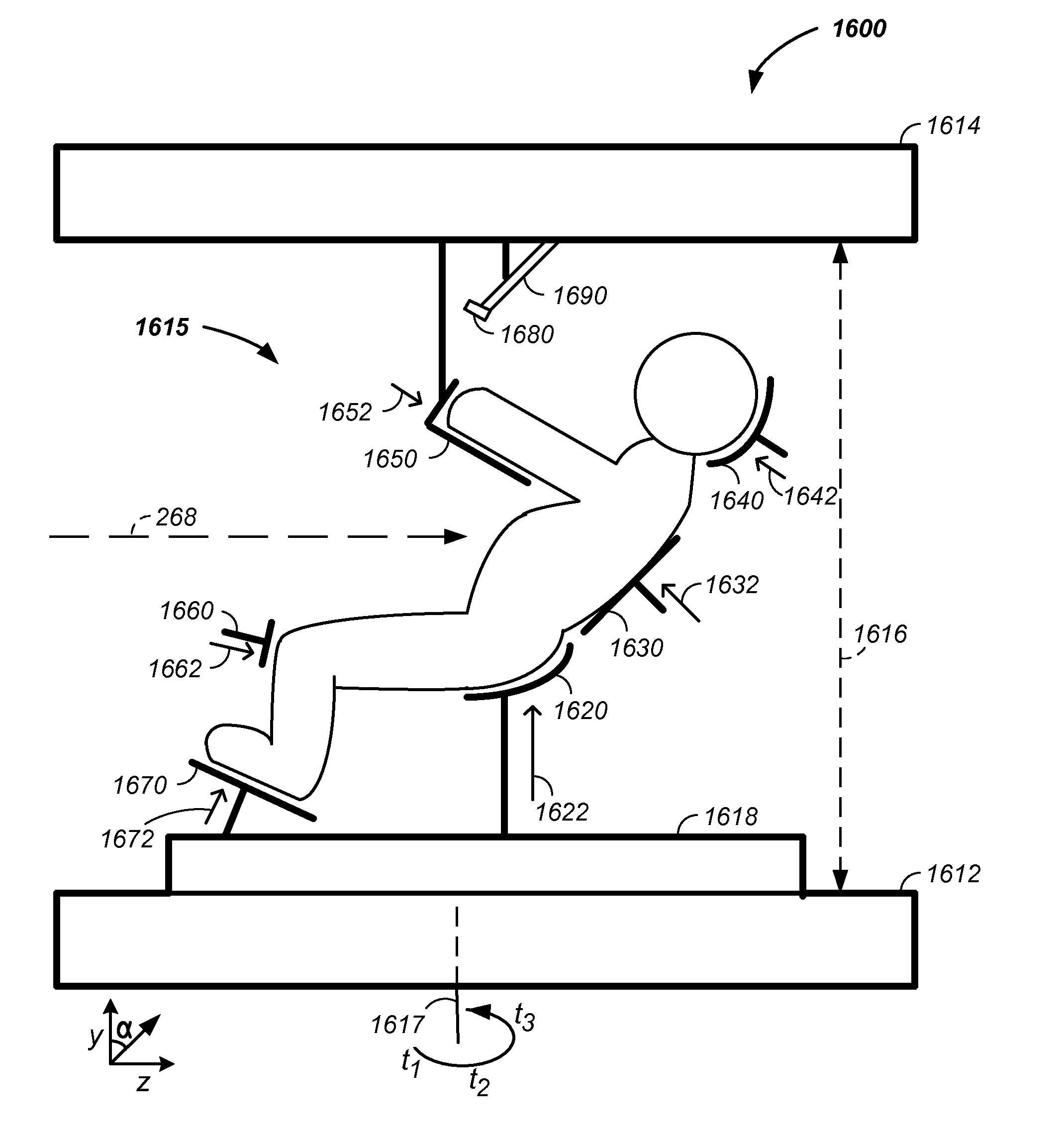 Patient positioning method and apparatus used in conjunction with a charged particle cancer therapy system