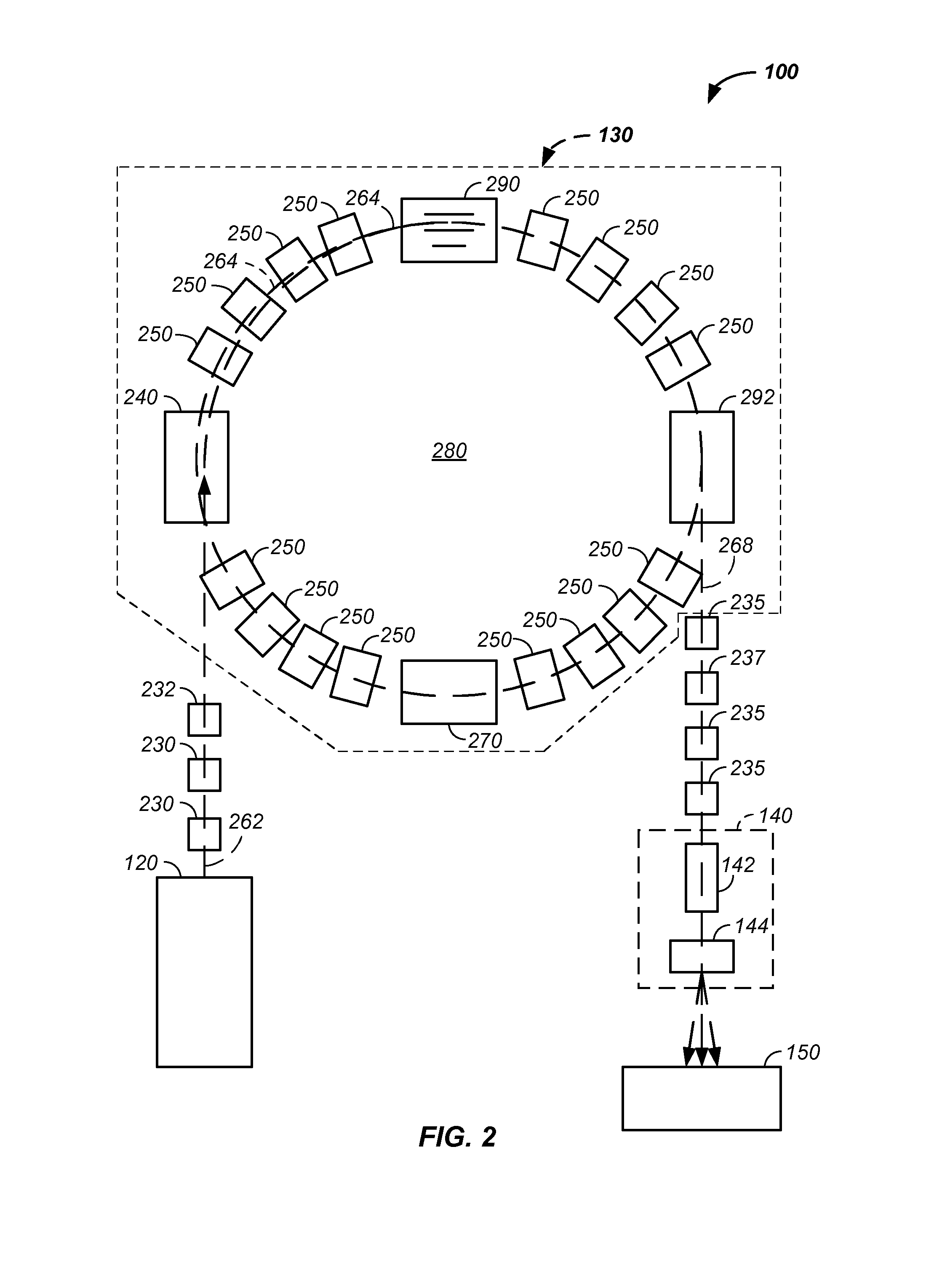 Patient positioning method and apparatus used in conjunction with a charged particle cancer therapy system