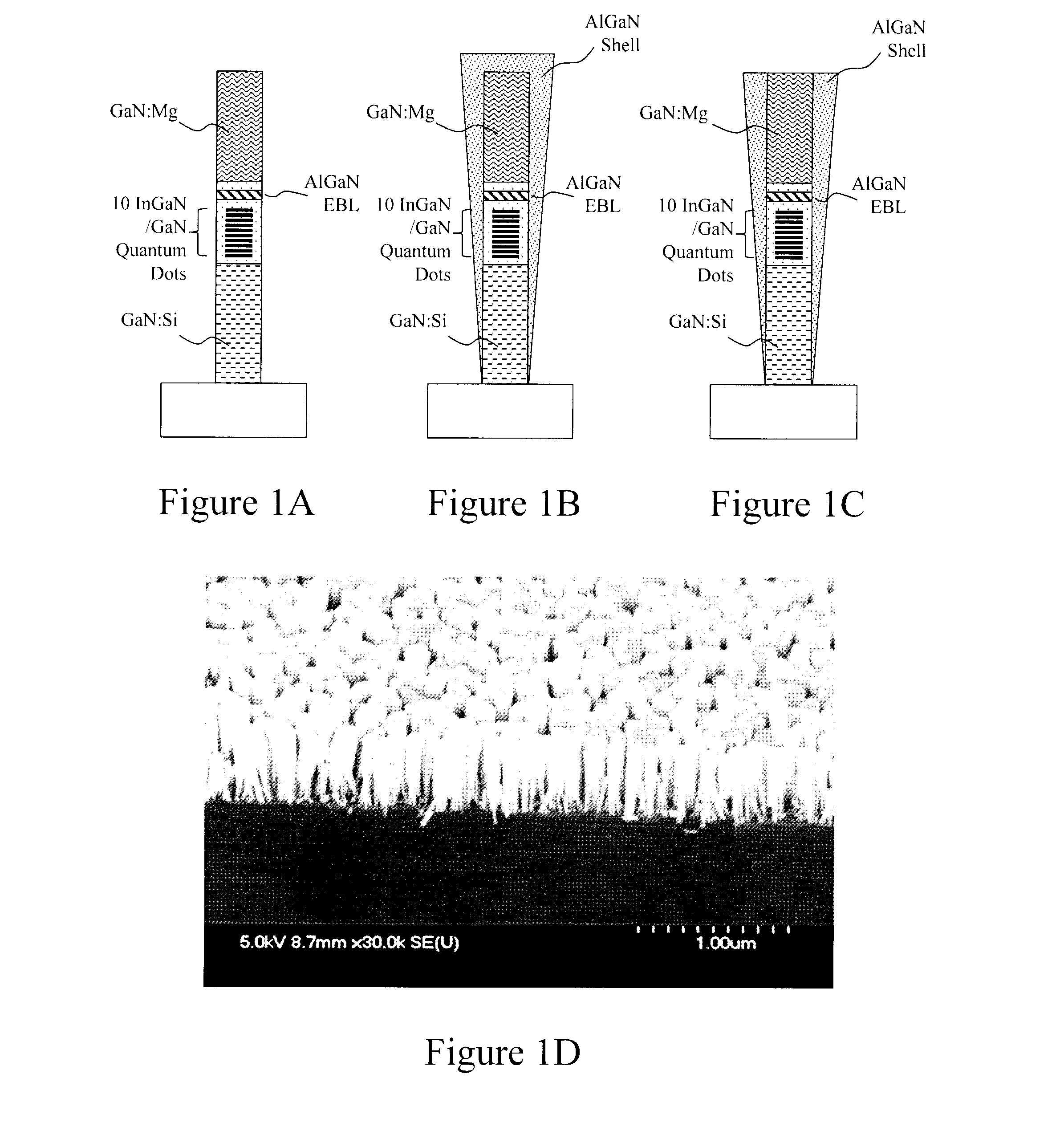 Methods and devices for solid state nanowire devices