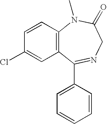 Administration of benzodiazepine compositions