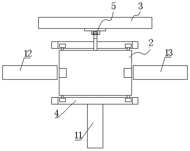 A flipping material conveying device