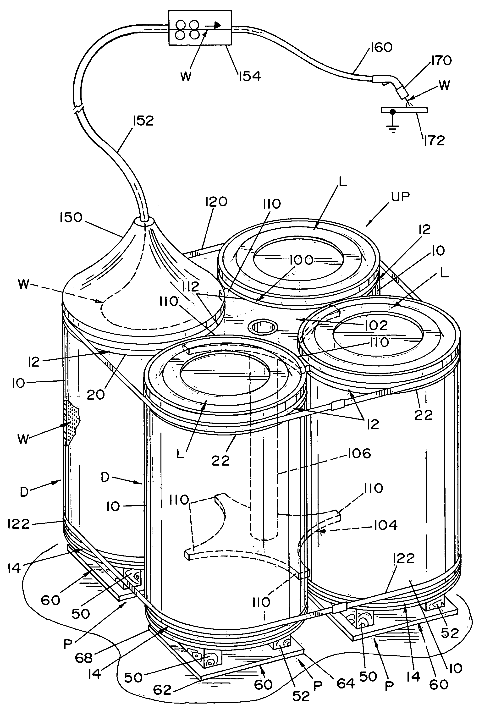 Welding wire drum and unitized package for same