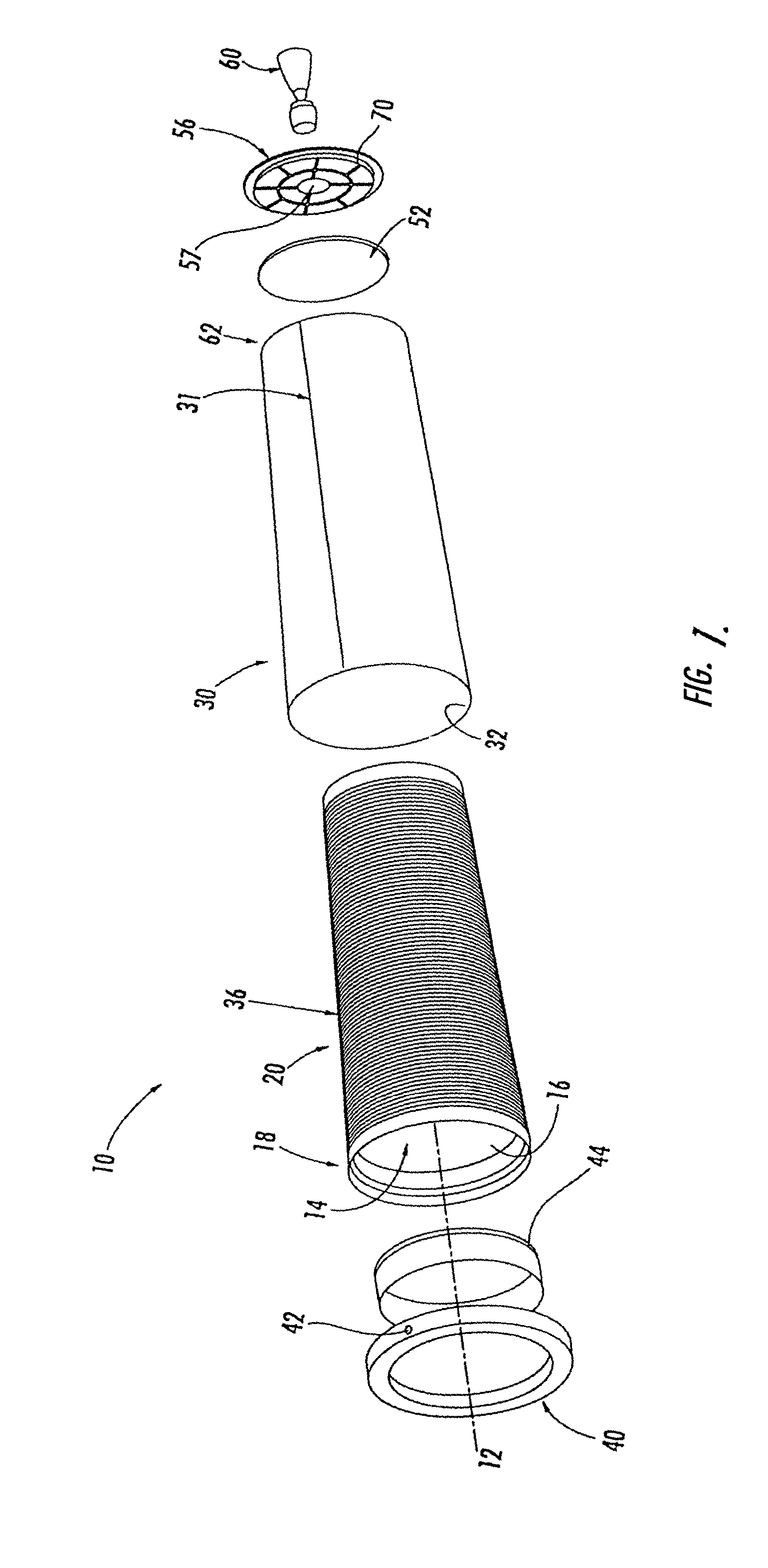 Thruster device responsive to solar radiation and associated methods