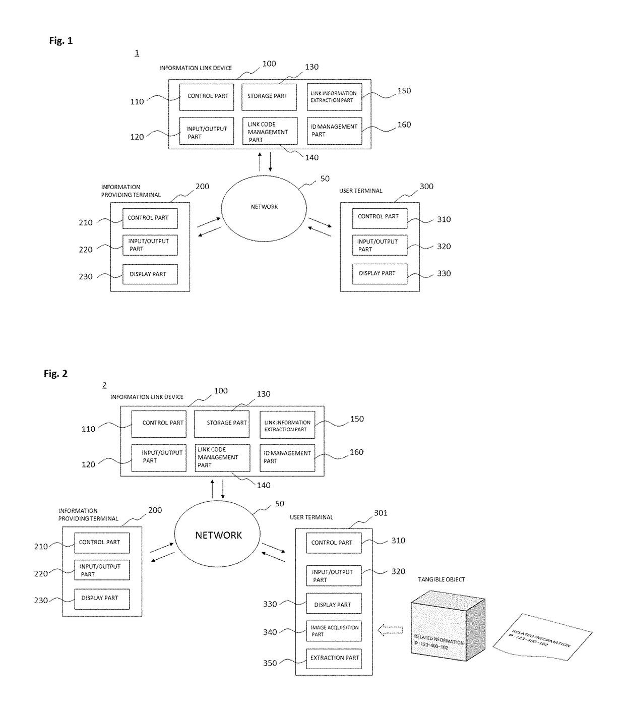 Information link system, information link program, and method for operating information link system