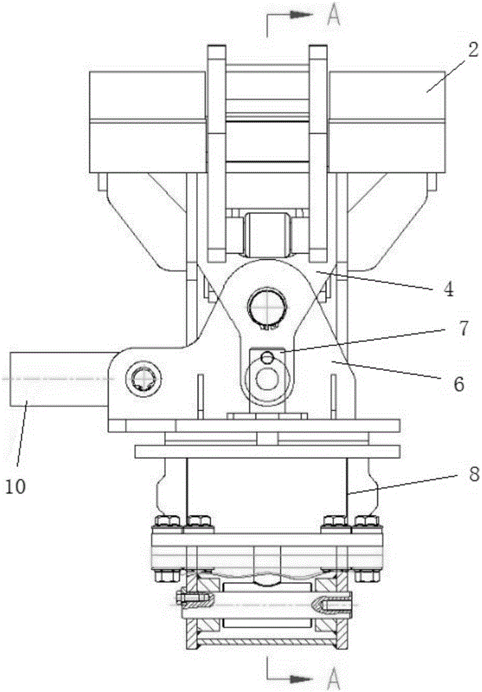 Adjustable corner arch support clamping mechanism
