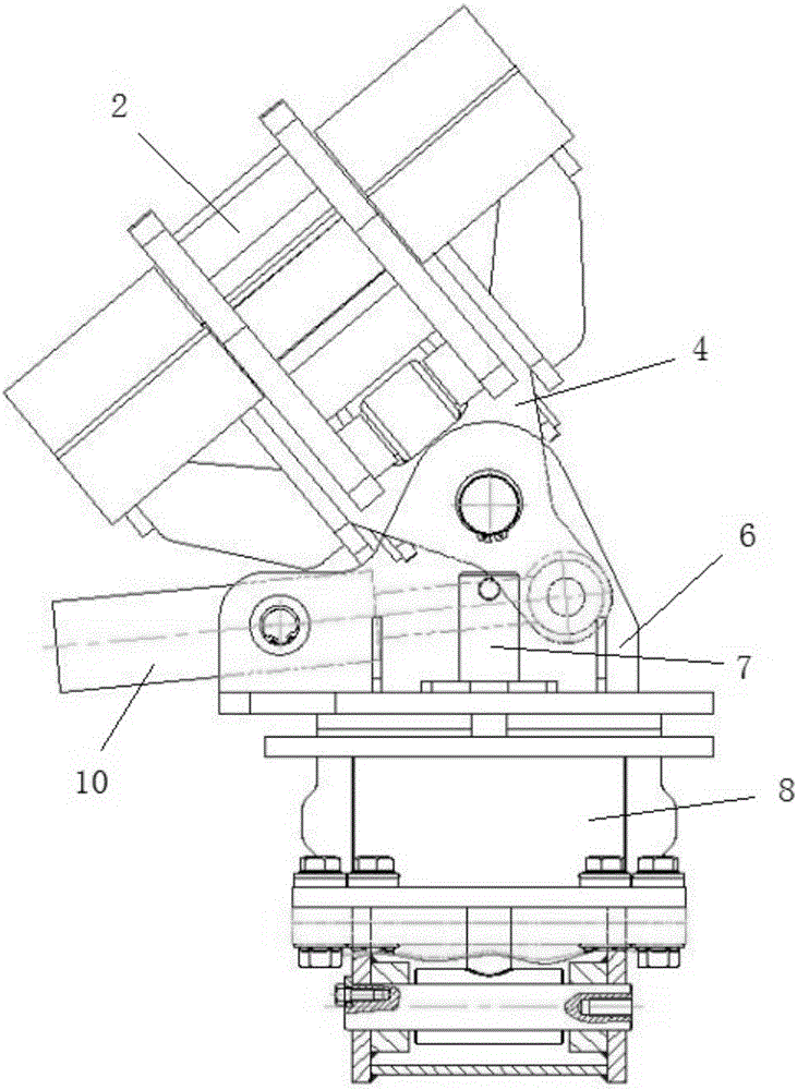 Adjustable corner arch support clamping mechanism