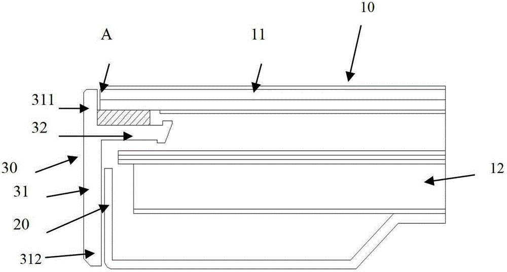 A liquid crystal display and its narrow frame structure