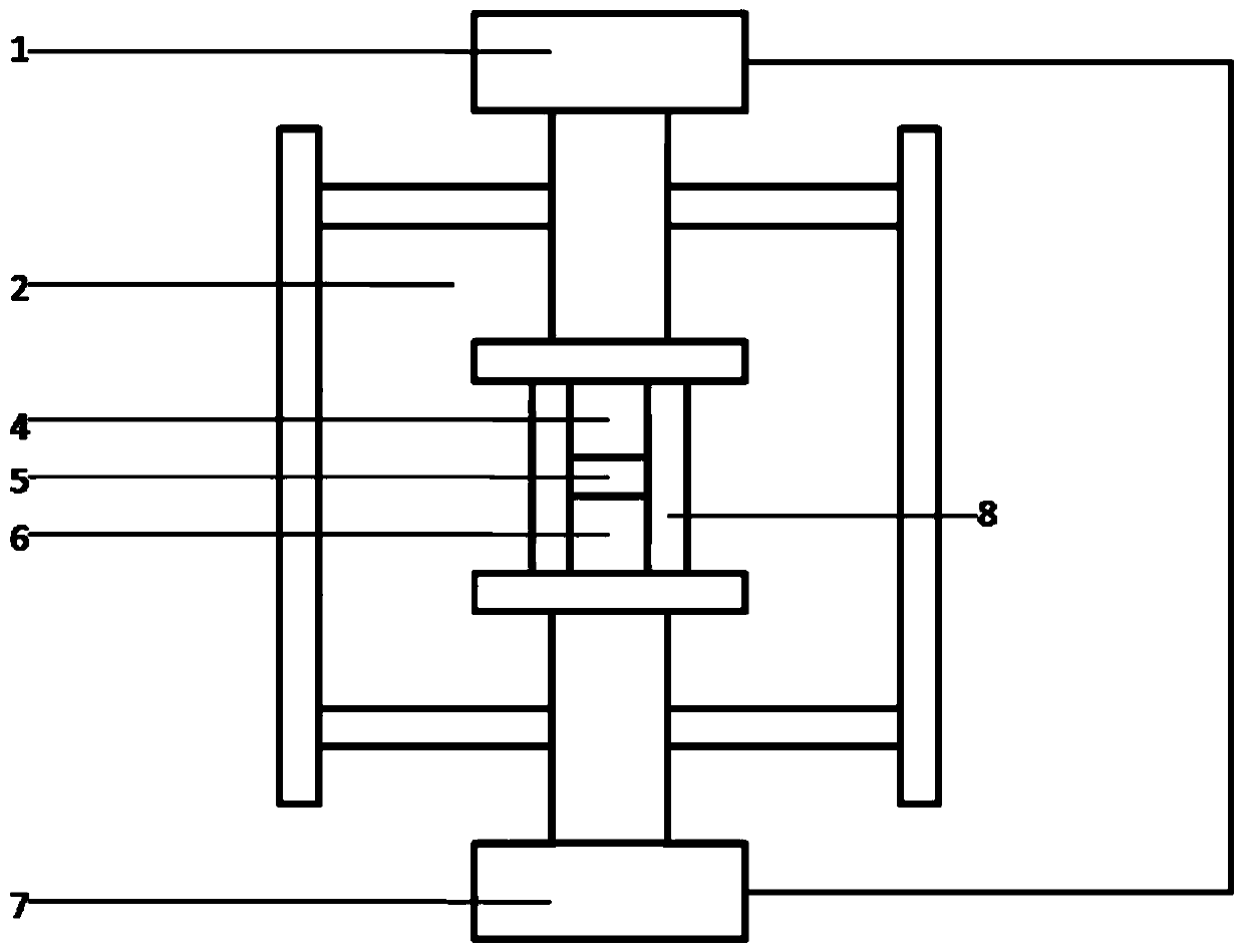 Hot-pressing sintering device, bulk thermoelectric material with micro-nano porous structure and its preparation method