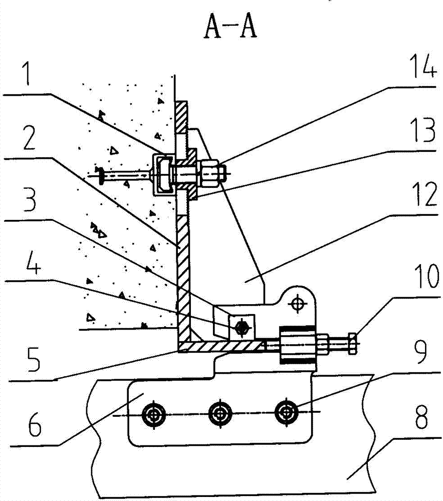 Three-dimensional adjusting type hanging device for unit curtain