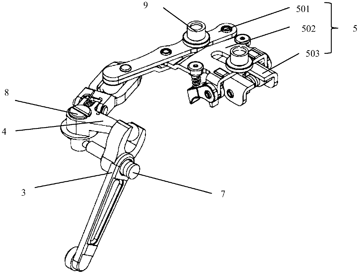 Medium-and-small caliber machine gun bullet conveying mechanism