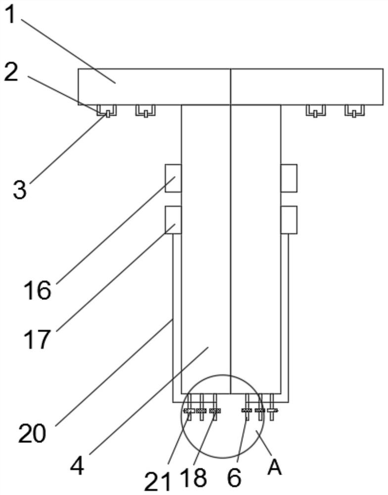 Device for completely collecting root systems of potted plants