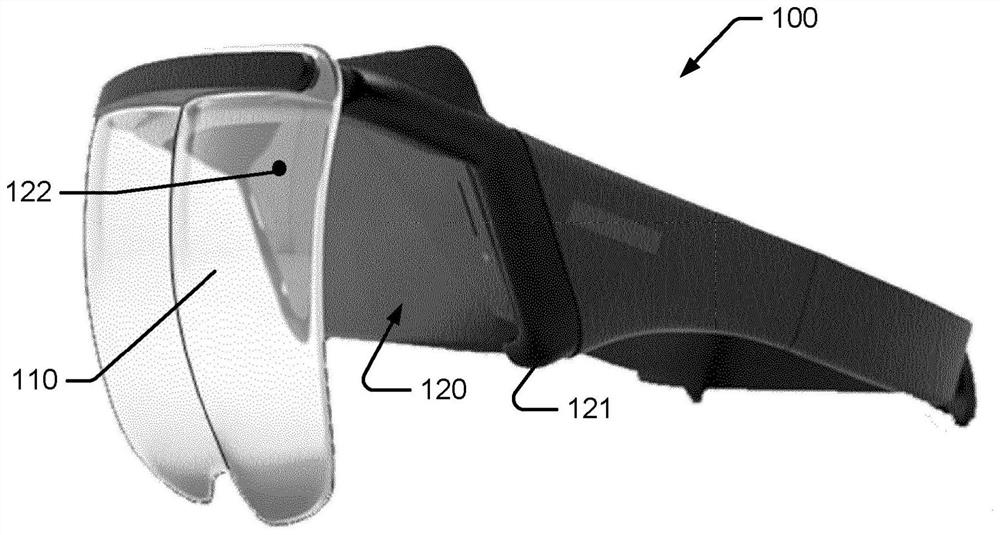 Portable electronic device for mixed reality headset