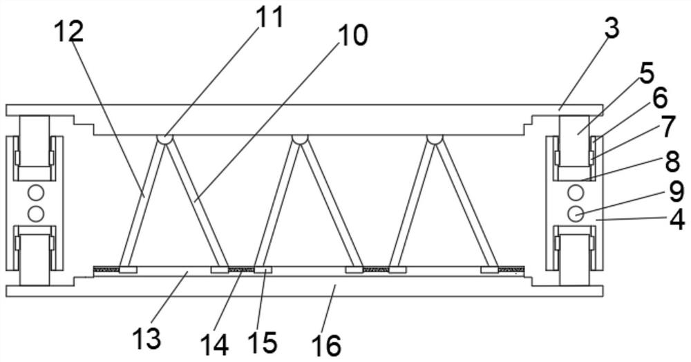 Novel reinforcing structure for automobile longitudinal beam
