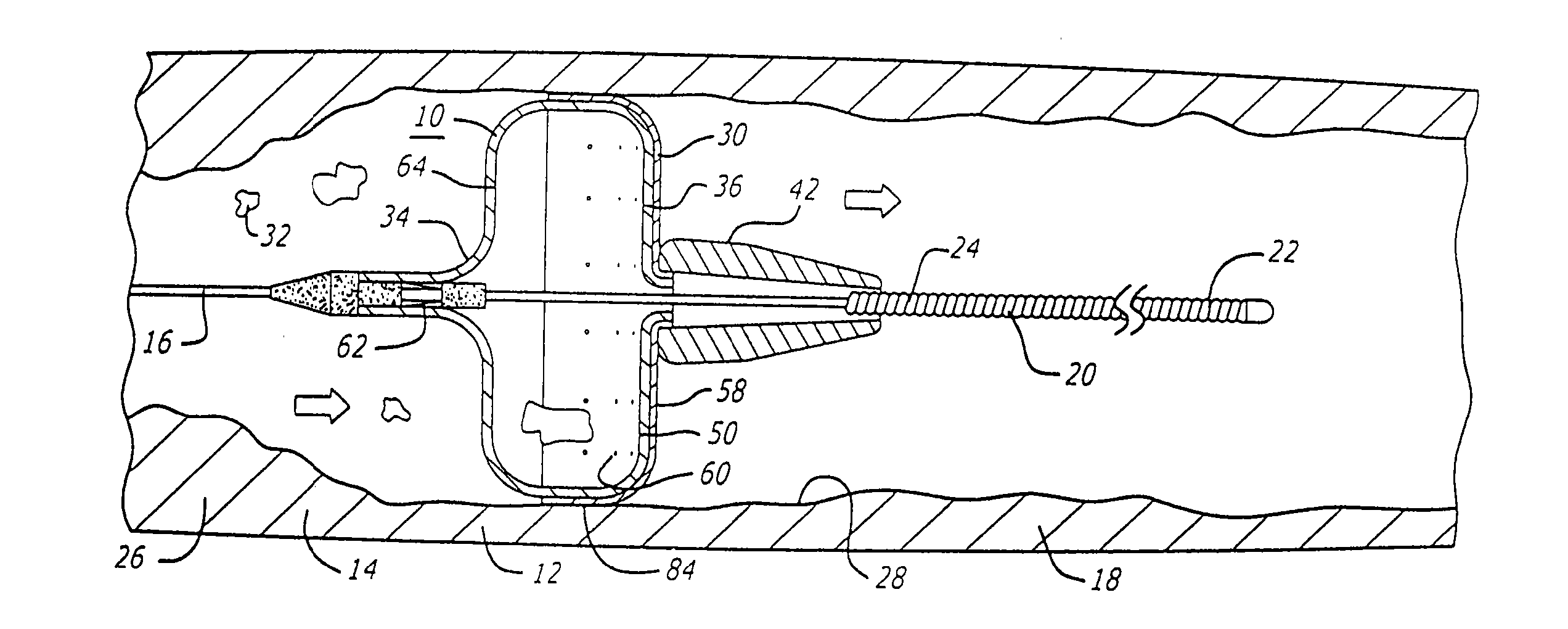 Filter device for embolic protection systems