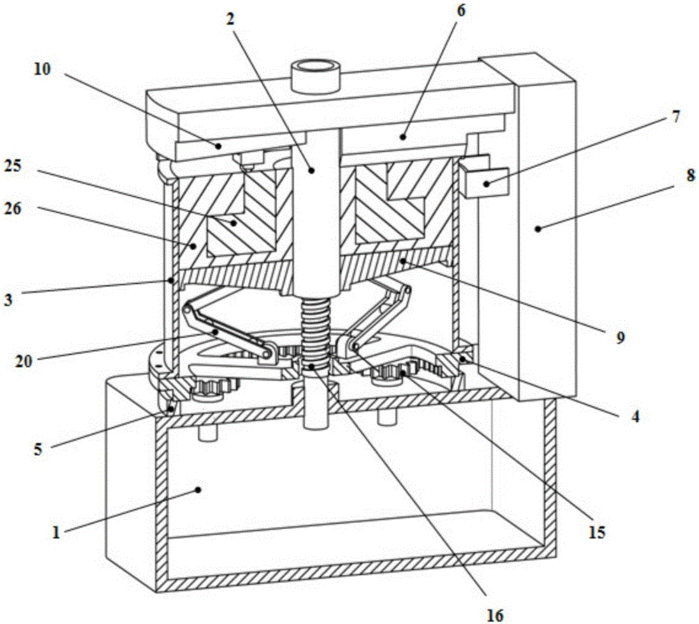 Rotary type sand mold three-dimensional printer