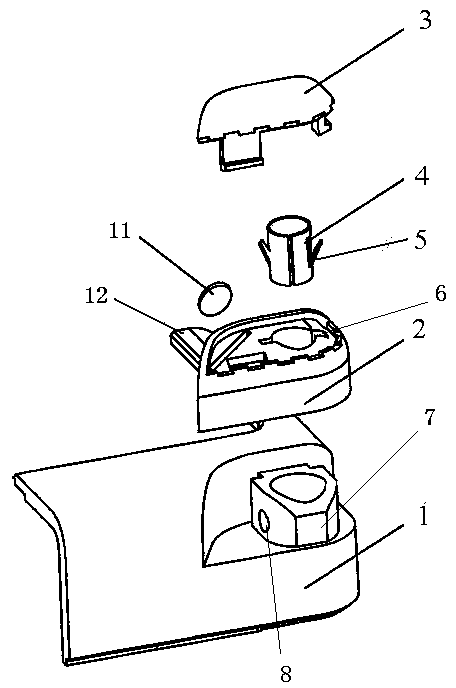 Buckle type anti-counterfeiting seal