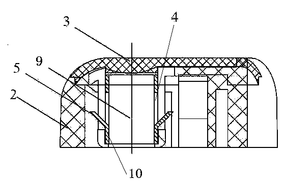 Buckle type anti-counterfeiting seal