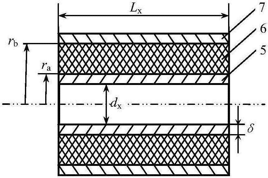 Design method of torsion tube length for external offset non-coaxial cab stabilizer bar