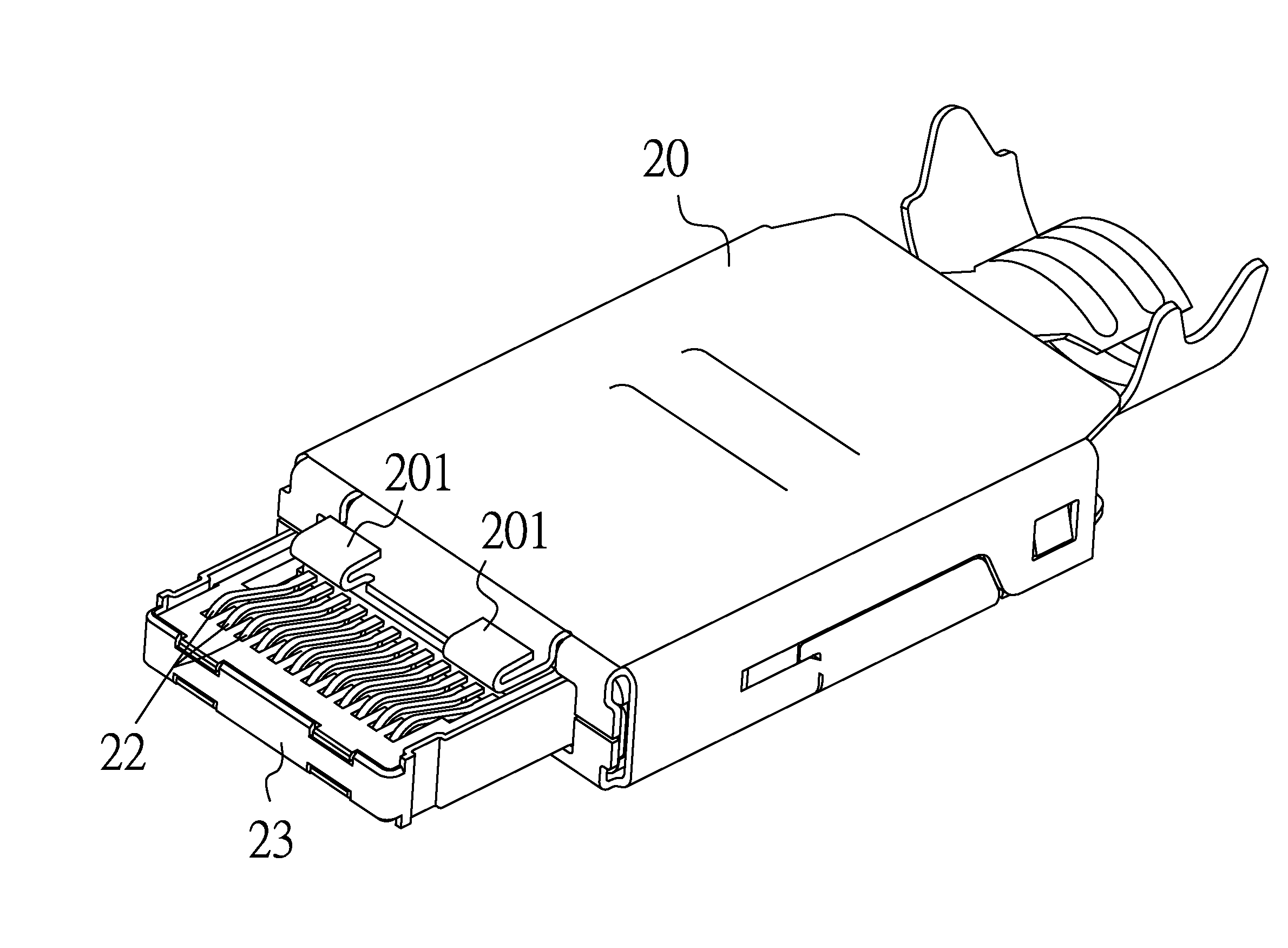 Electrical connector plug and conductive wire and assembly provided with the same