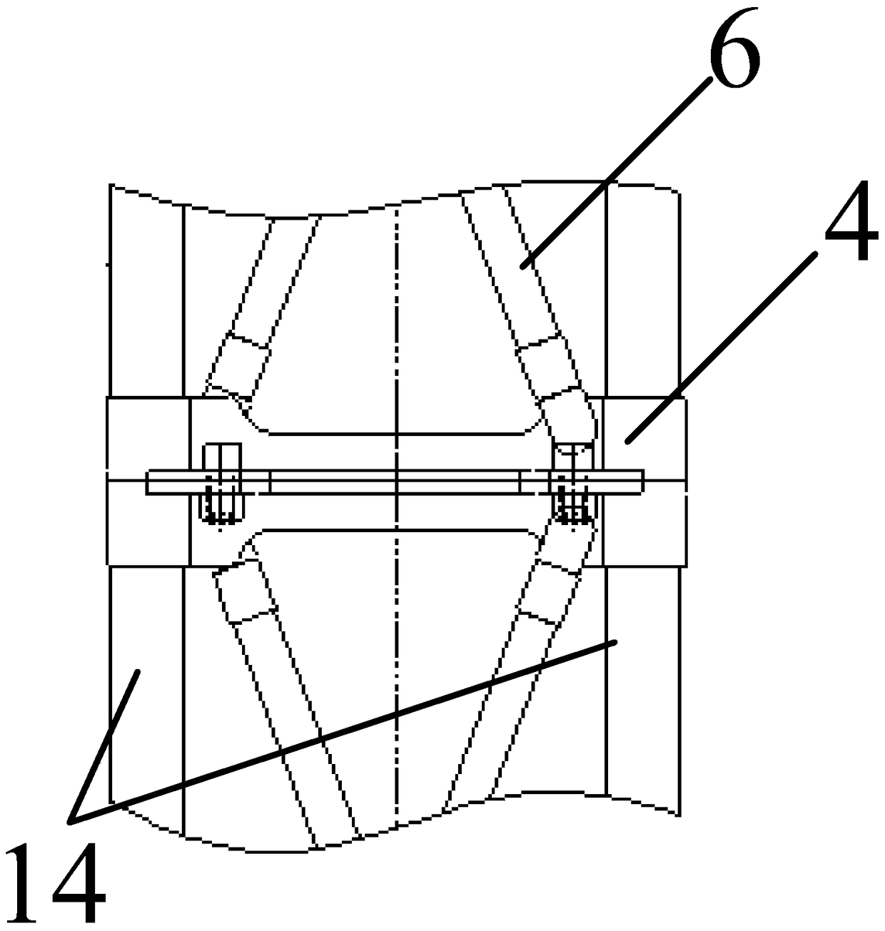 A pole for assembling transmission towers