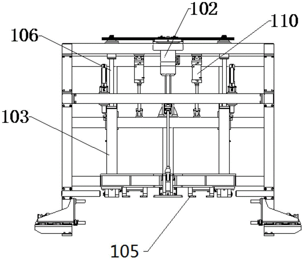 Door body foaming device