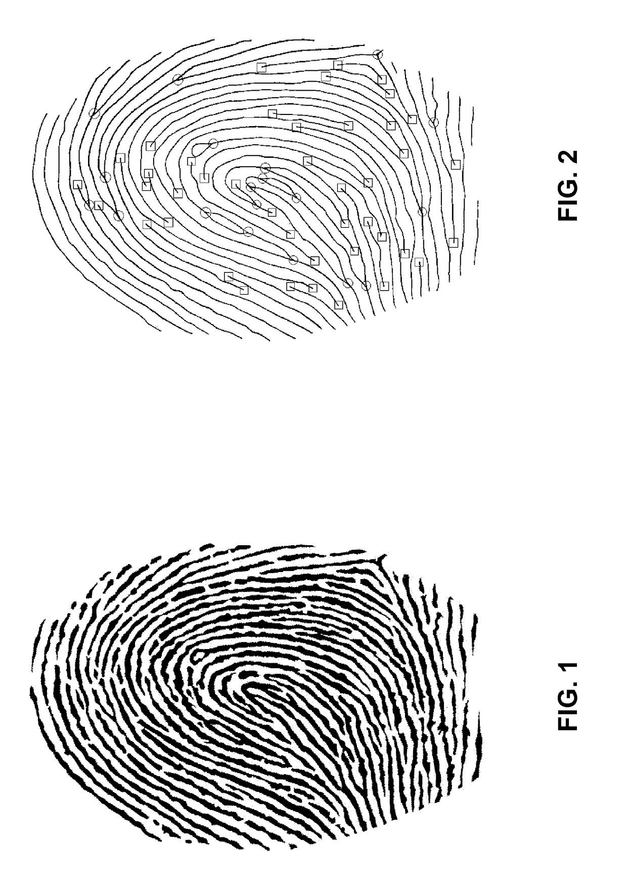 Fingerprint matching algorithm