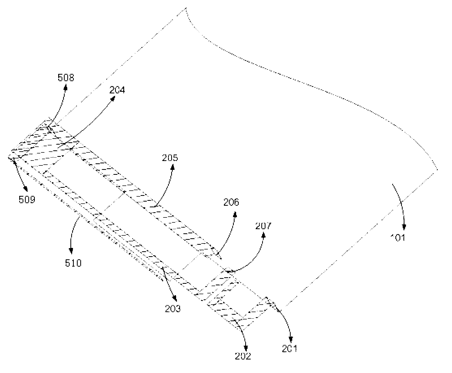 Low-profile mobile terminal antenna