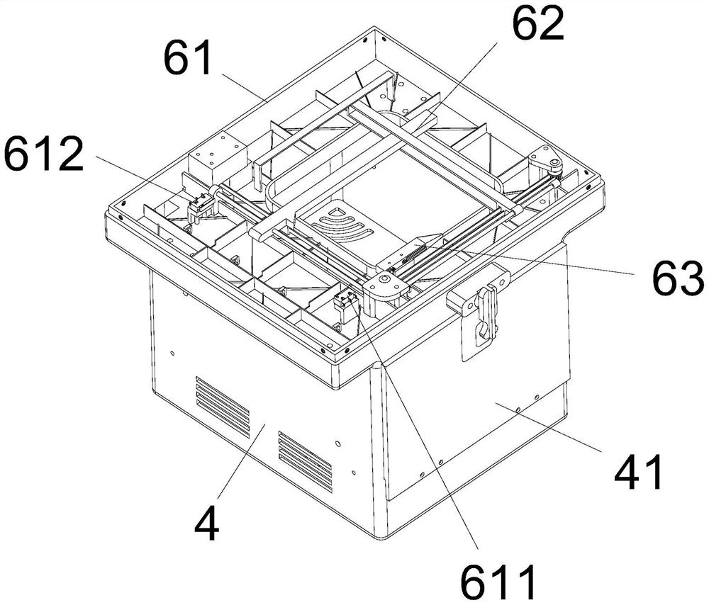 Packing type intelligent closestool and nursing bed thereof