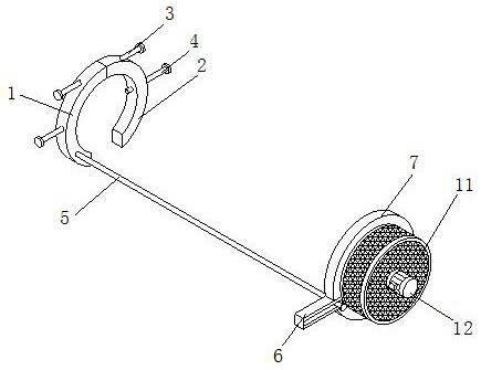 A screw vacuum pump temperature control device