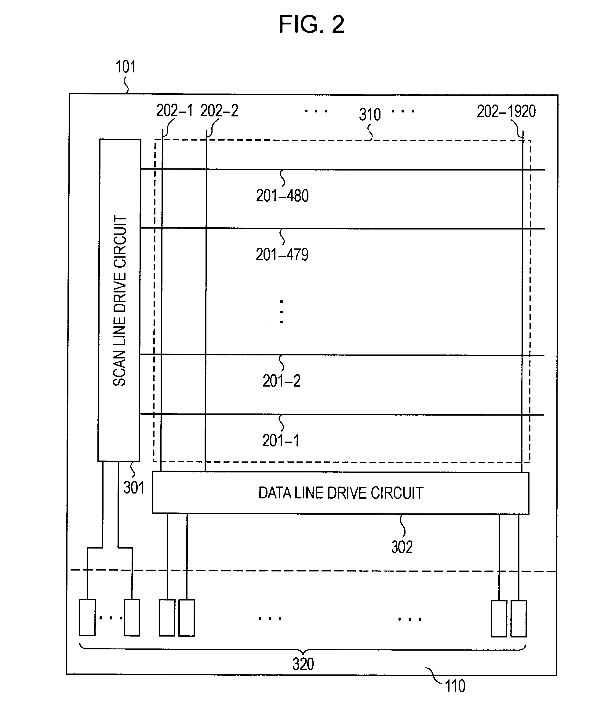 Scanner, electro-optical panel, electro-optical display device and electronic apparatus