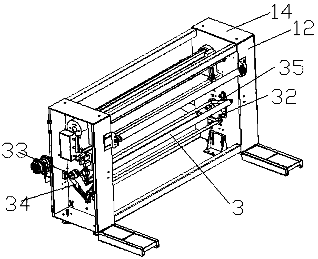 Cloth feeding mechanism and additional feeding mechanism of digital printing machine