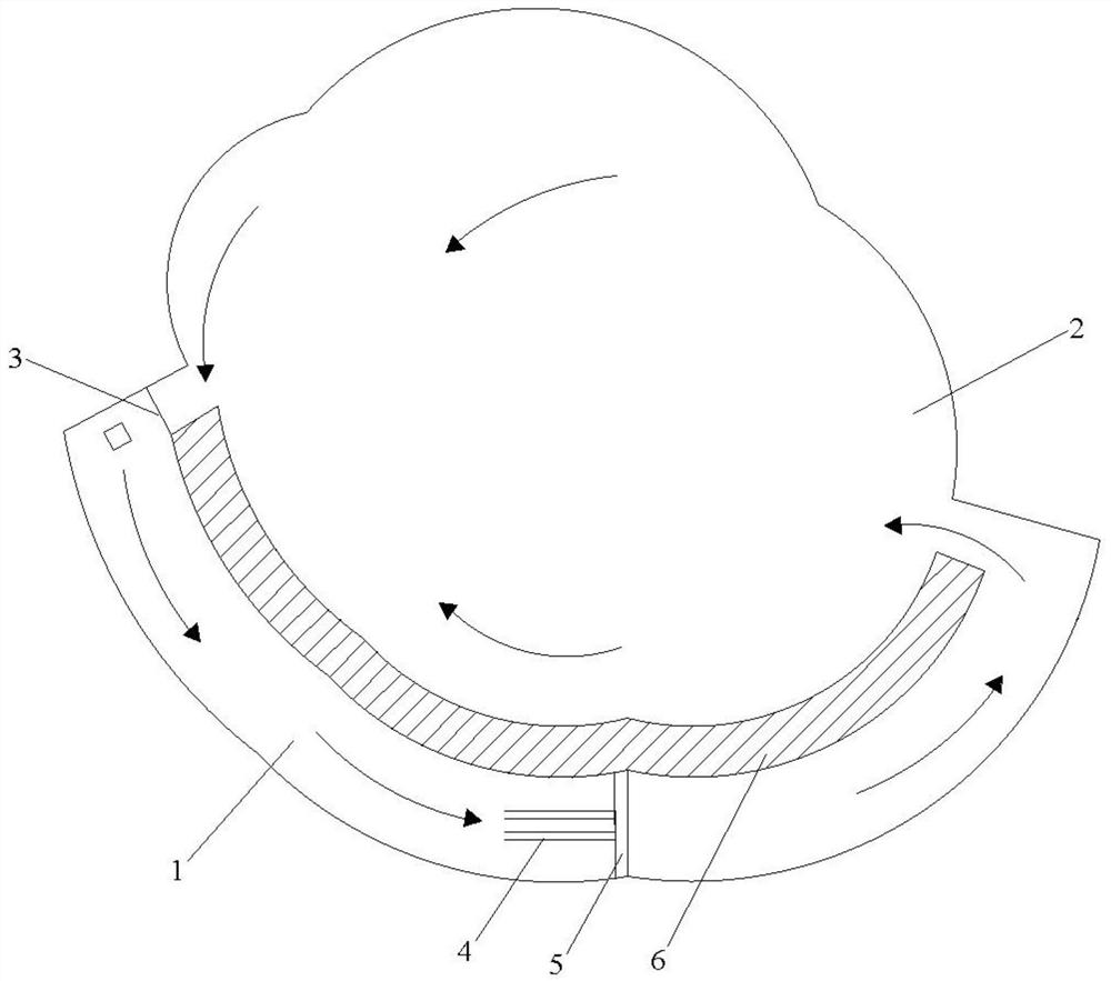 Cleaning device and cleaning method for suspended matter on lake surface of artificial lake