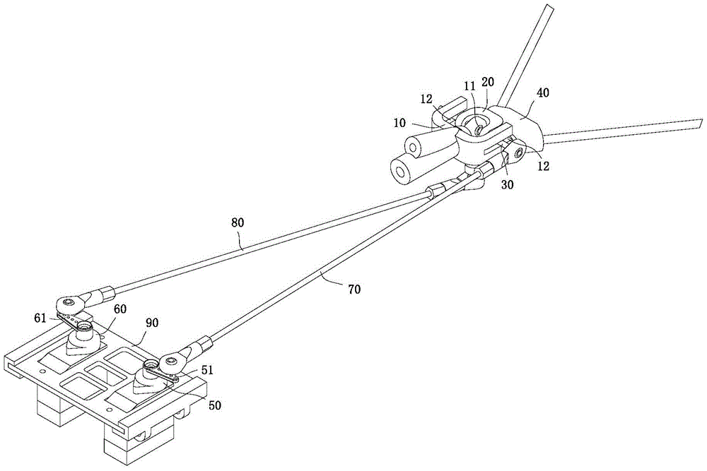 An empennage adjustment mechanism with conditional decoupling of pitch and yaw for aircraft