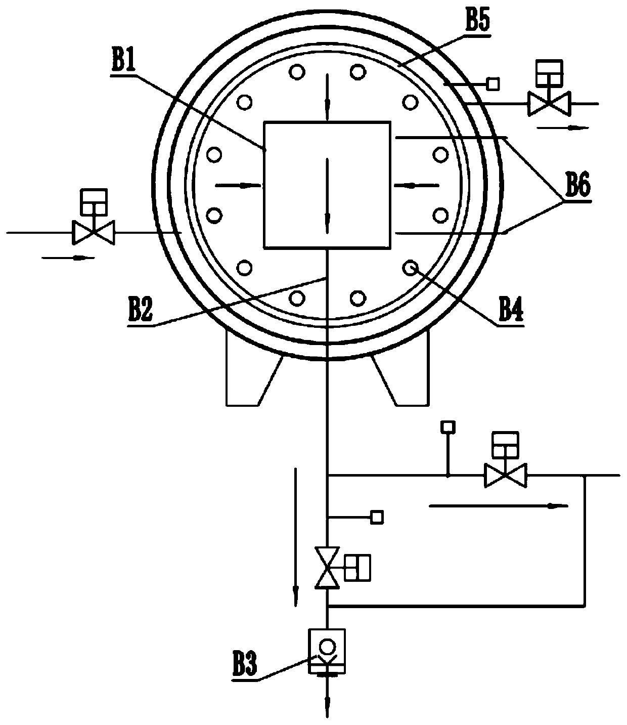 Vacuum degreasing sintering furnace and using method thereof