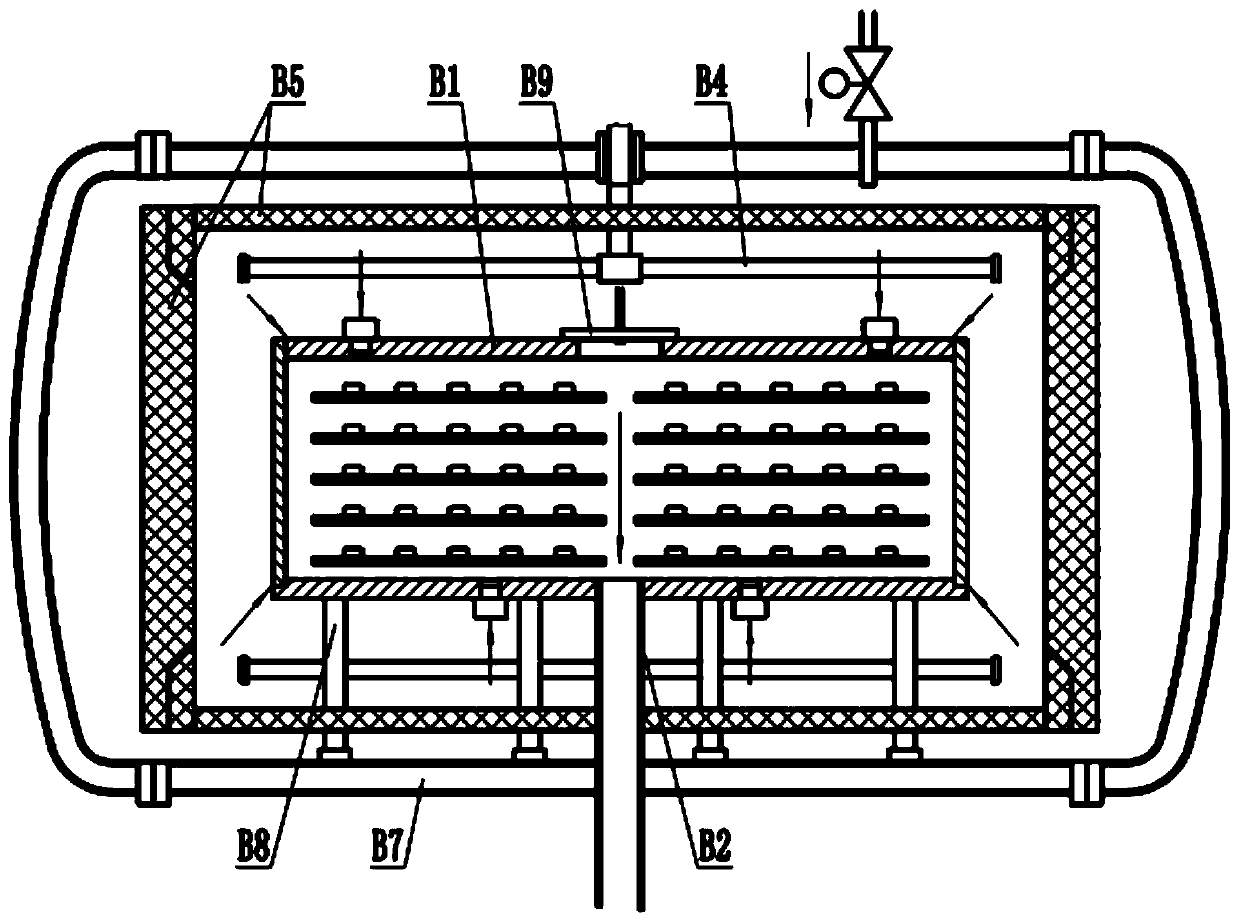 Vacuum degreasing sintering furnace and using method thereof