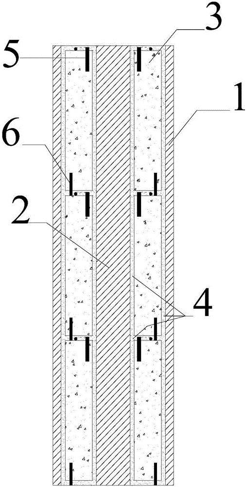 Semi-precast concrete filled steel tubular column with built-in high-strength structural steel and manufacturing method thereof