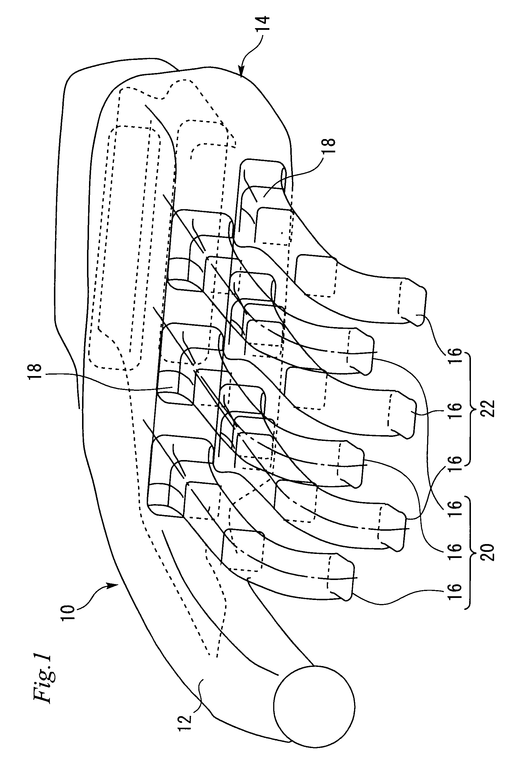Air intake device for multi-cylinder internal combustion engine