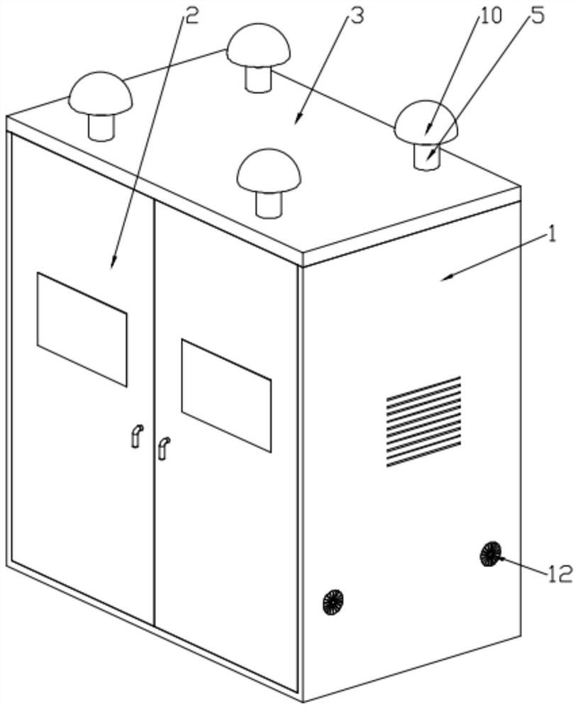 Power transformer with active heat dissipation function